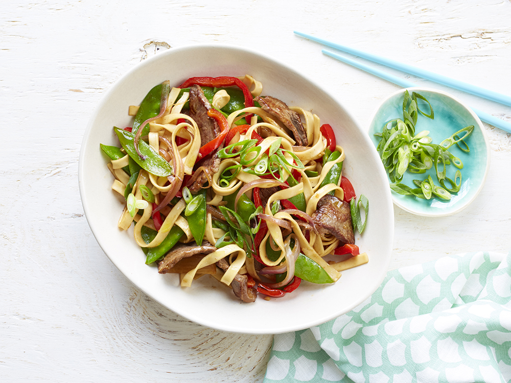 Beef and Noodle Stir-Fry | Savory