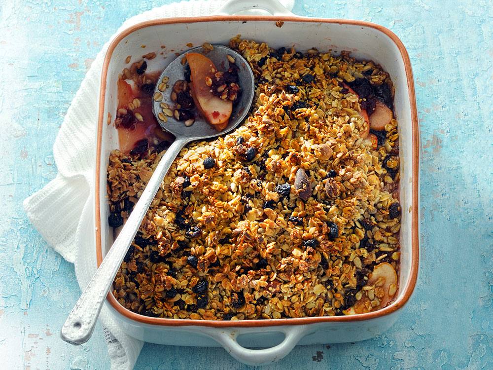 Quick Apple-Cranberry Crisp | Savory