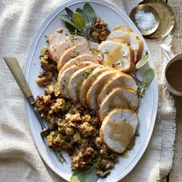 Slow Cooker Turkey and Stuffing | Savory