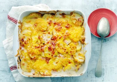 Streamlined Scalloped Potatoes with Ham