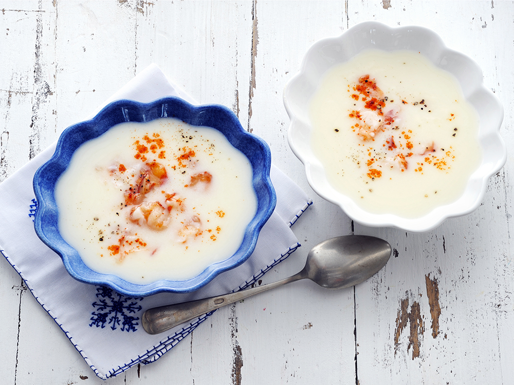 Bowl of Quick Lobster Bisque