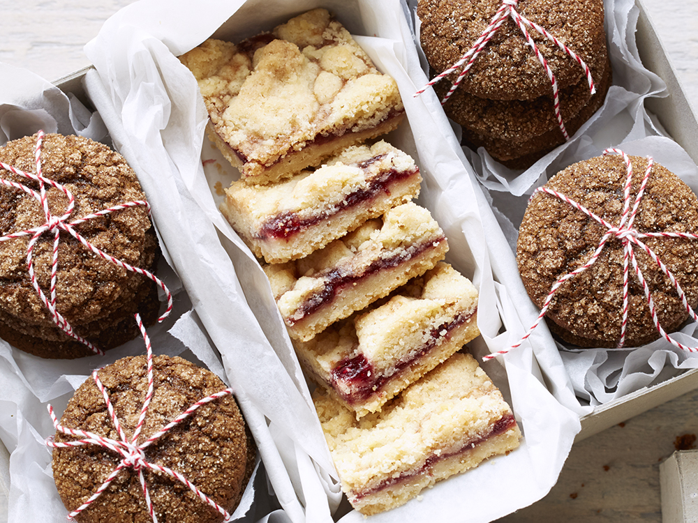 Crumb Topped Jam Bars | Savory