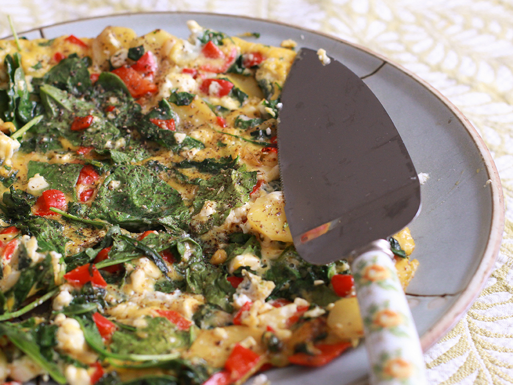 Rosemary and Veggie Frittata | Savory