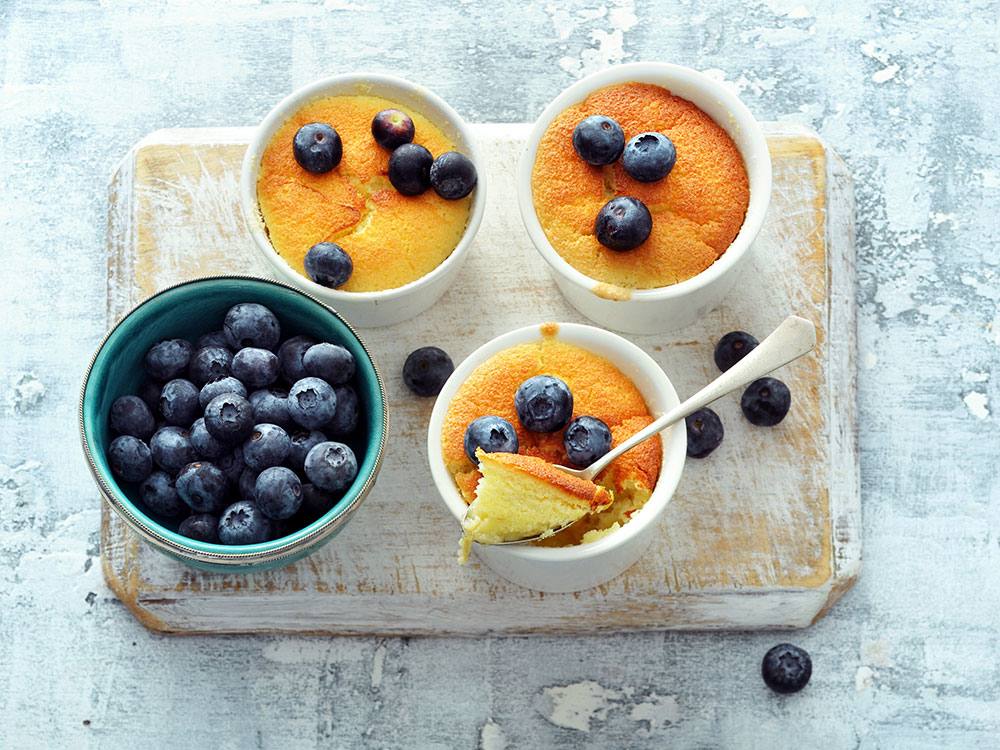 Light Lemon Pudding Cakes | Savory